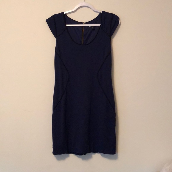 Express Blue Party Dress - Picture 1 of 4